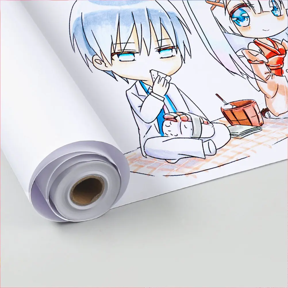 White Drawing Paper Roll – Heavyweight Art Paper for Crayons, Markers, Colored Pencils, Painting & Stamping
