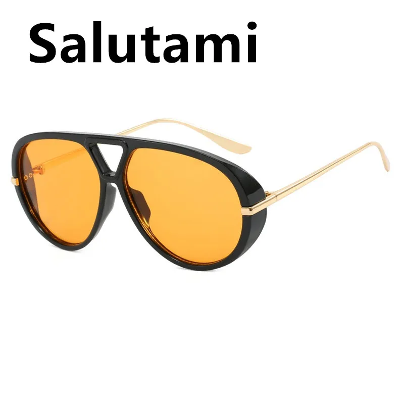 vintage oversized oval ally sunglasses women new fashion brand gradient elegant sun glasses ladies trendy sexy shades uv400