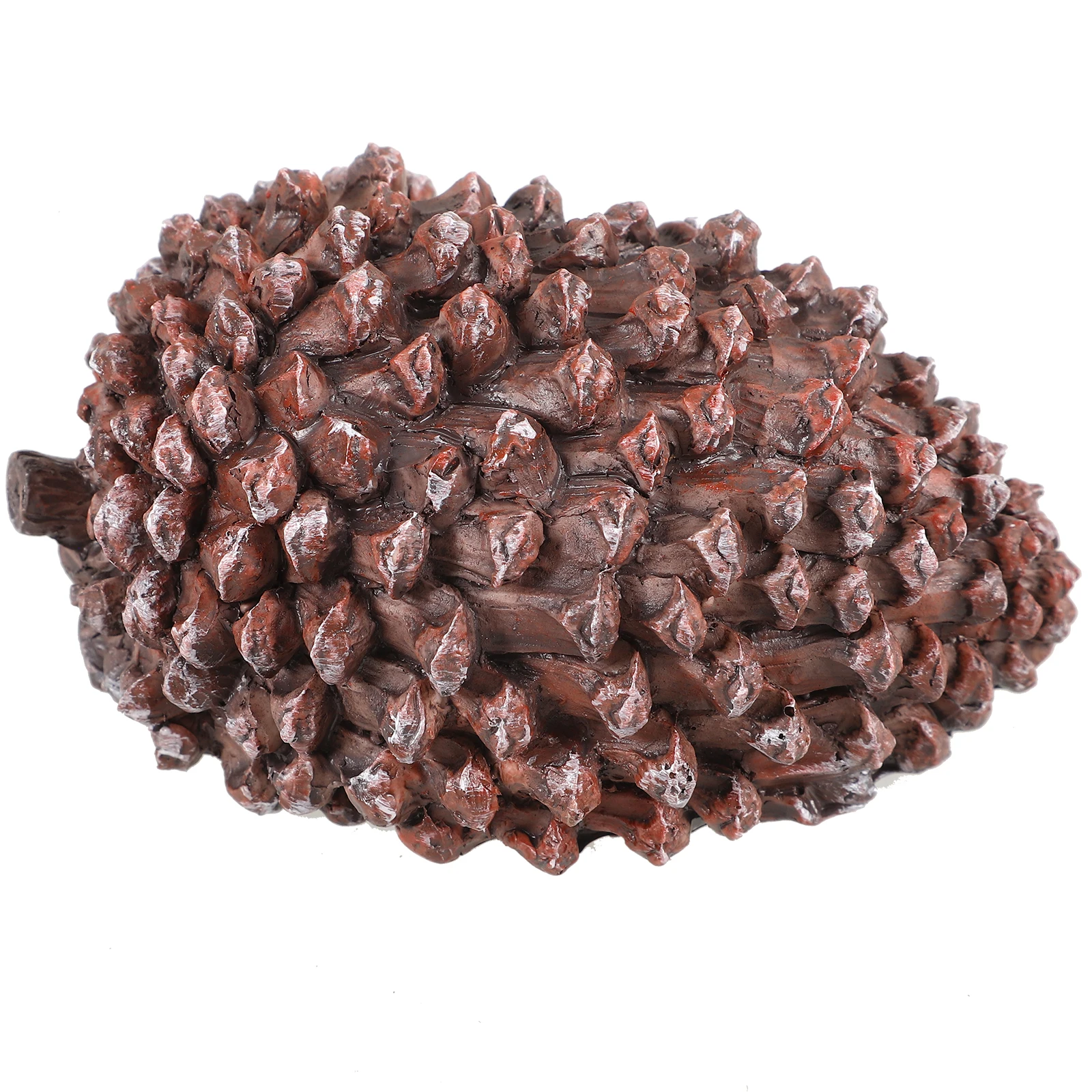 Boîte à pomme de pin, cache-clé de jardin extérieur, boîte de rangement de clés en résine, support caché pour chaîne décorative Durable de cour