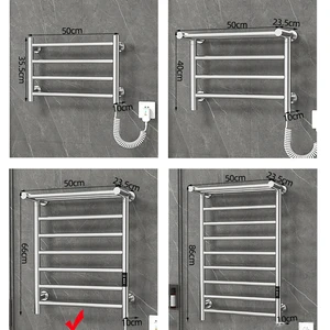 Edelstahl-Handtuchheizung 304 30-70 ° C Einstellung 1-9H Timing Elektrische Toalheiro Intelligent erhitzt 50*66*23,5 cm 110 V/220 V 12 Hauptverkäufe Elektrisch Toalheiro - №11