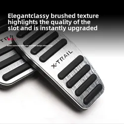 For Nissan X-Trail T32 T33 X Trail Xtrail 2014~2023 Car Accelerator Brake Pedals Non Slip Foot Pedals Cover Internal Accessories