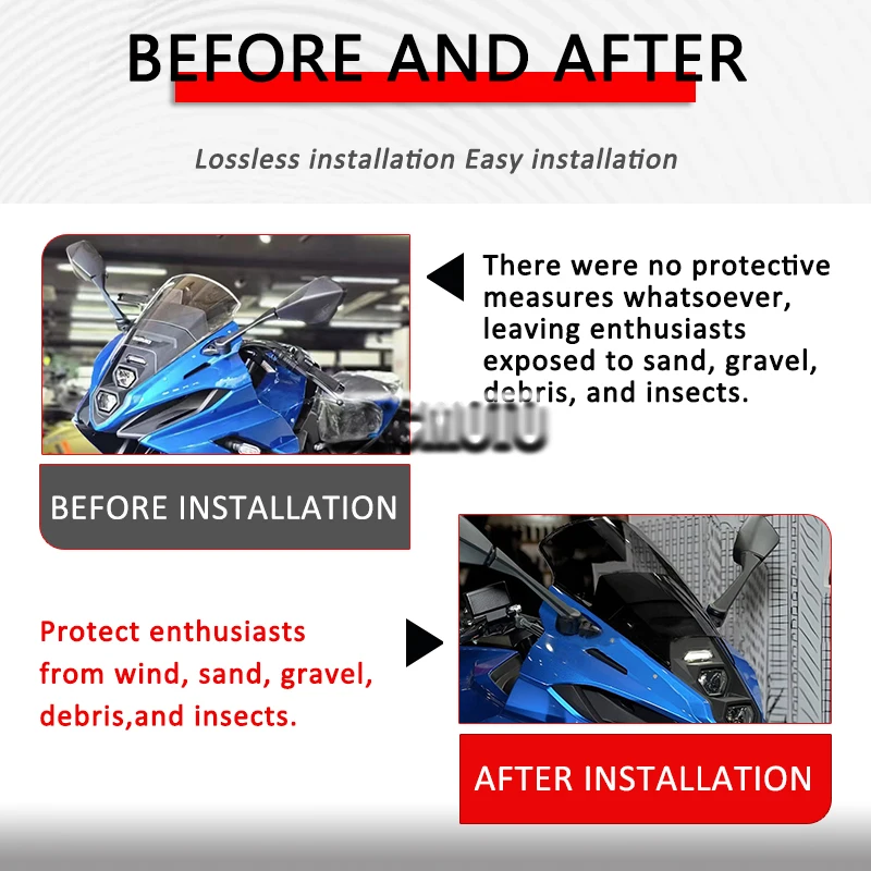 New gsx-8r Motorcycle Accessories Front Windscreen Windshield Fairing Wind Deflector Fit For GSX-8R GSX8R GSX 8R 2023 2024 2025