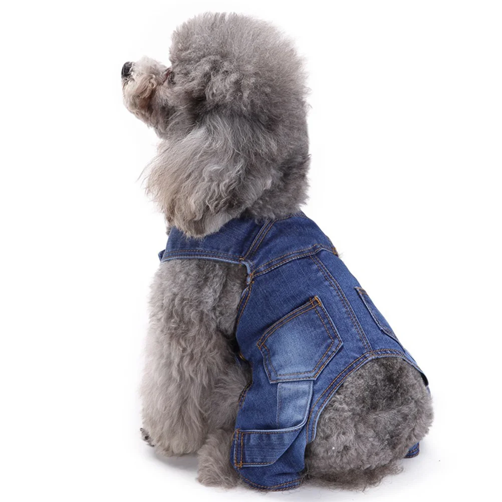 

Harness Pants Denim Pet Vest Jeans For Small Dog Pants Dogs Outdoor Walking Jogging Wear Puppy Clothing Xxl