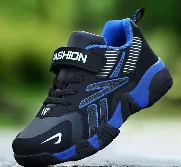 

New Children Sports Shoes Mesh Running Shoes Kids Breathable Sneakers Velcro Anti-slip Boy Sneakers Fashion Soft Bottom Sneakers