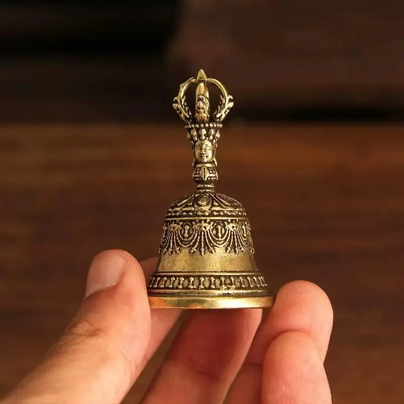 ⑧ Brass Bell, Demon-quelling Bell Ornament, Car Wind Chime,  Style Bronze Bell, Creative Gift, Home Decoration Accessory