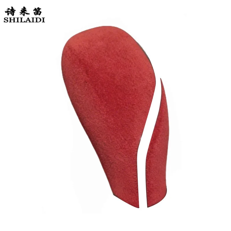 Suede leather Car Wrapping ABS Gear Shift Knob Head Cover For Buick Excelle 2015-2021 Automatic Transmission Sticker Interior