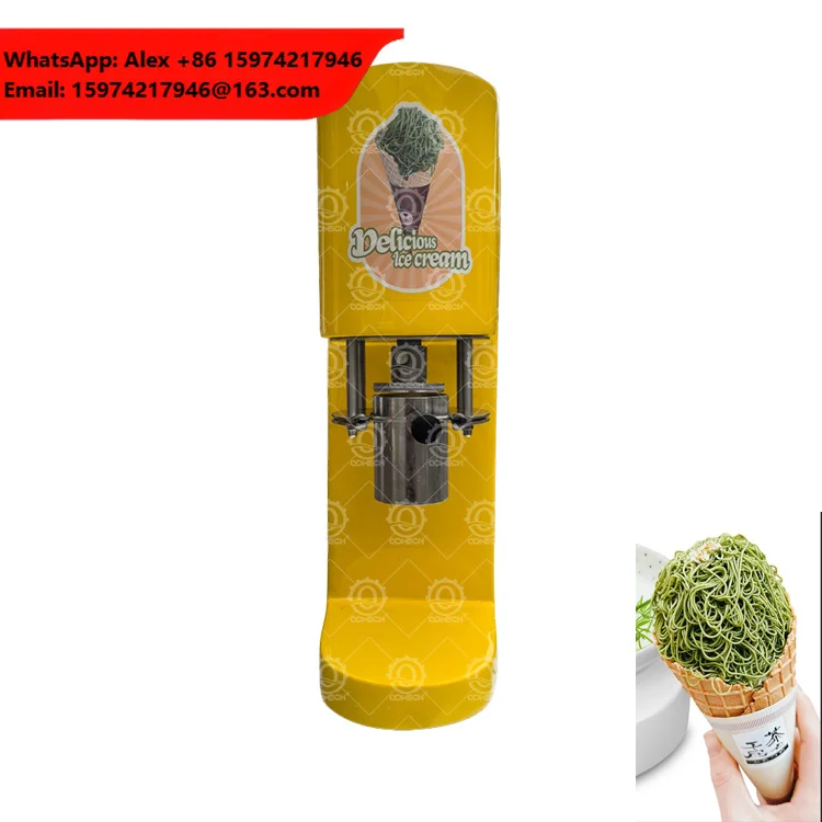 Factory Offer Commercial Ice Cream Spaghetti Machine Ice Cream Noodle Shape Making Machine Made In China