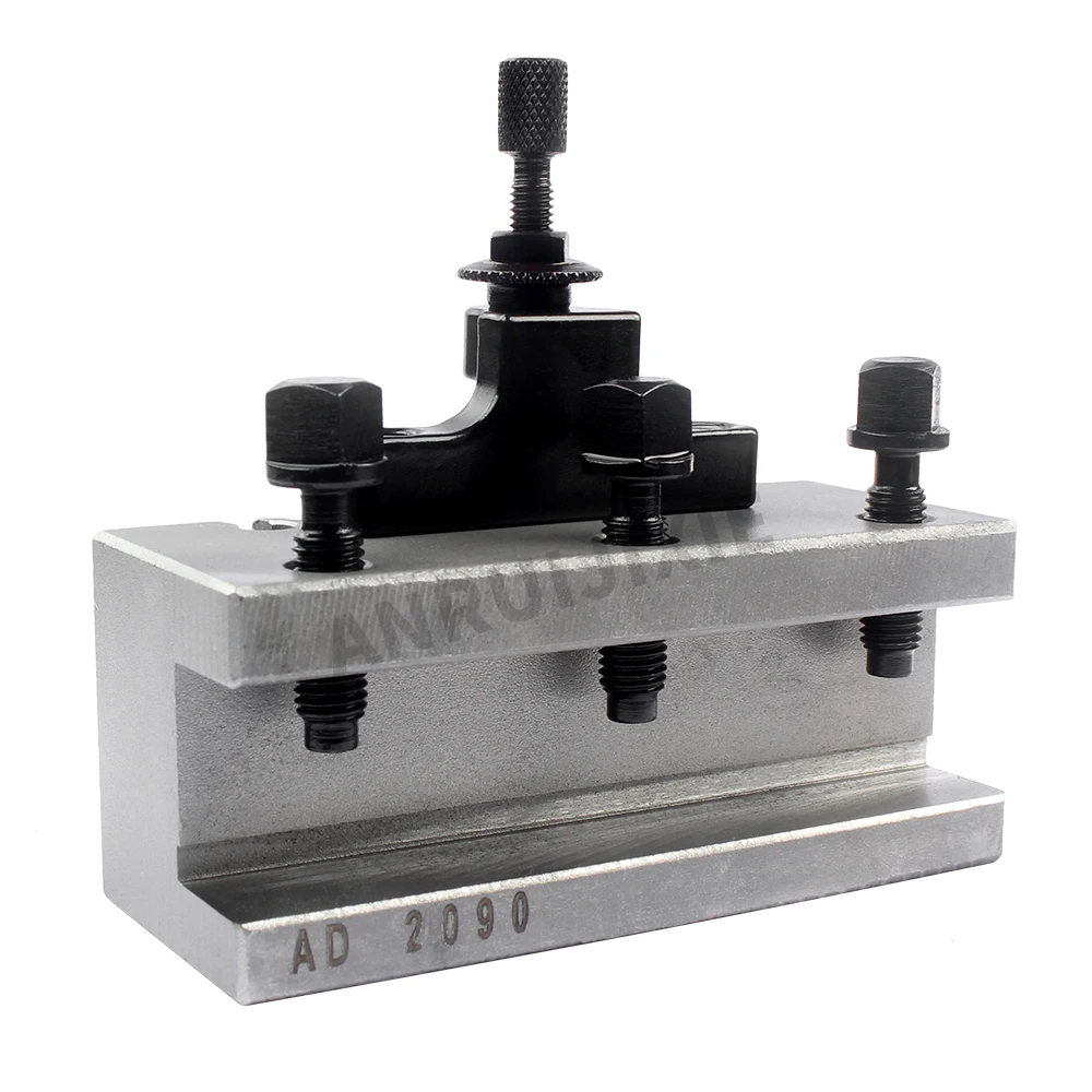 Imagem -02 - Conjunto de Porta-ferramentas de Troca Rápida tipo Europeu Conjunto de Torno Estilo Alemão para Balanço de Cama Kits de Torre Qctp 20x20 mm 200350 mm