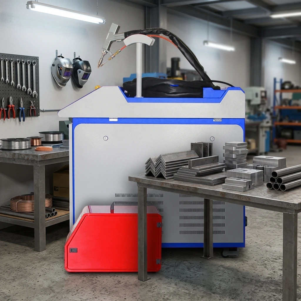 Small Size 4-in-1 Fiber Laser Welding Cleaning Cutting Machine, Mini Handheld Laser Equipment With Raycus/MAX Source