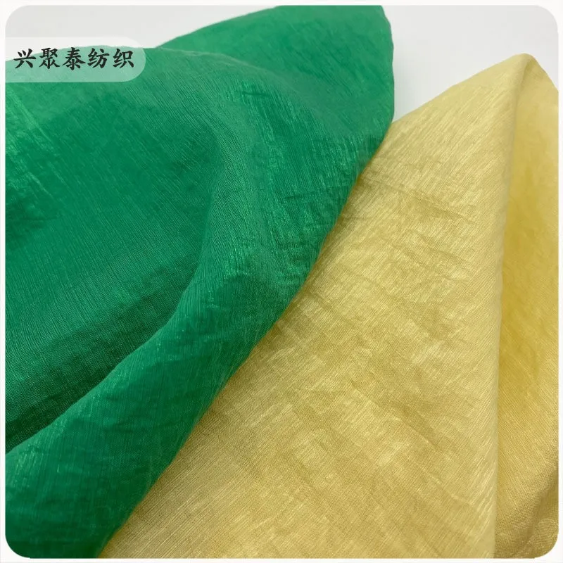 

65g flowing cotton and bright silk Hanfu fabric for spring summer with meteor pattern drape is a fashionable women's dress