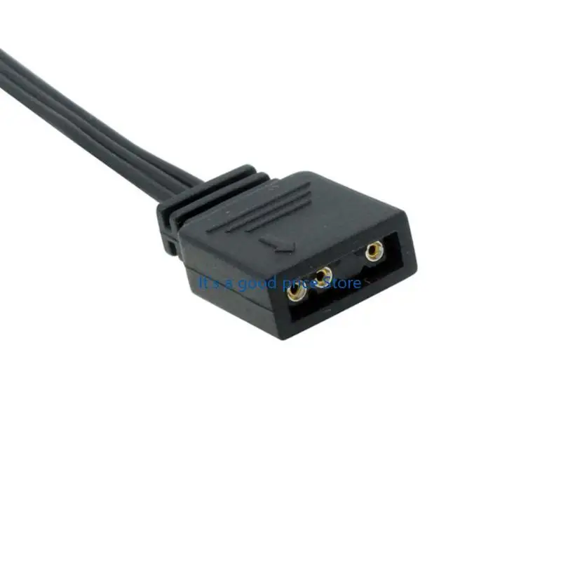 Internal Lighting ARGB Extension Cable with Flat 3-Pin Wire for Desktop