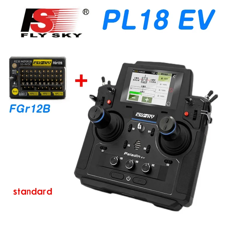 قطع غيار Flysky PL18EV الارسال 18CH نظام الراديو FGR12B استقبال ل RC قوارب السيارات الدبابات الشاحنات القياسية لعبة مجسمة نهائية