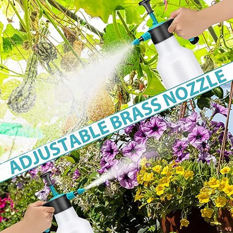 HOT SALE 2L Hand-Held Watering Can Hand-Pressed Plastic Sprayer Gardening Watering Watering Household Cleaning Watering Can