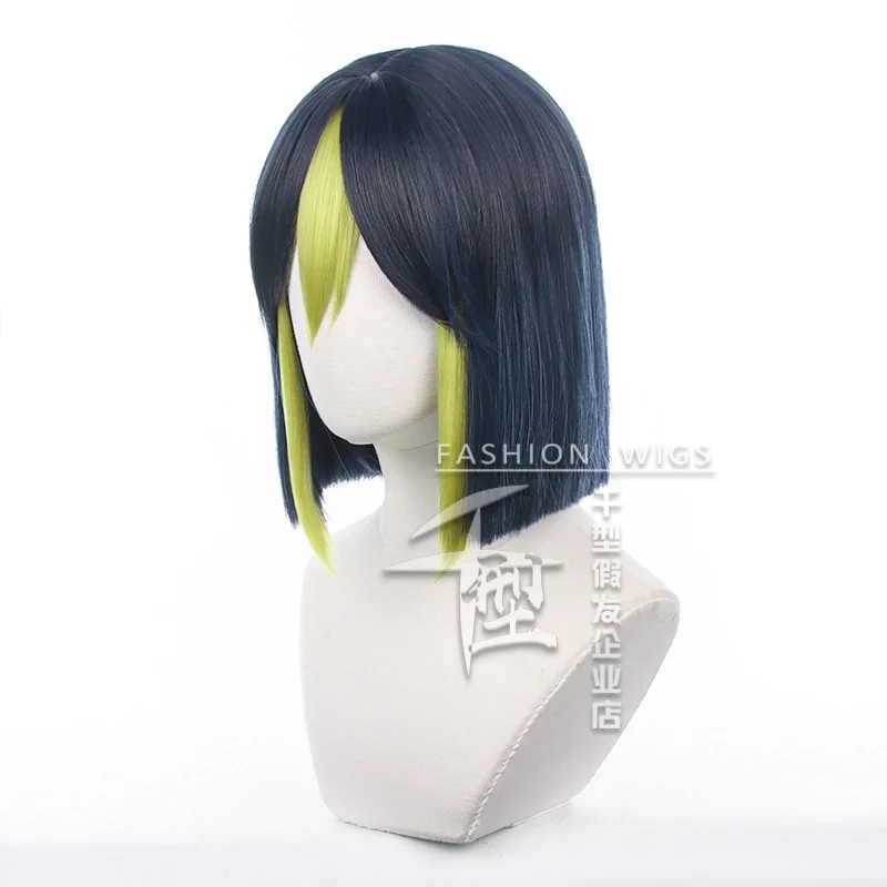 Game Genshin Impact Sumeru Tighnari Cosplay Wig Short Heat Resistant Synthetic Hair Halloween Party Wigs + Wig Cap