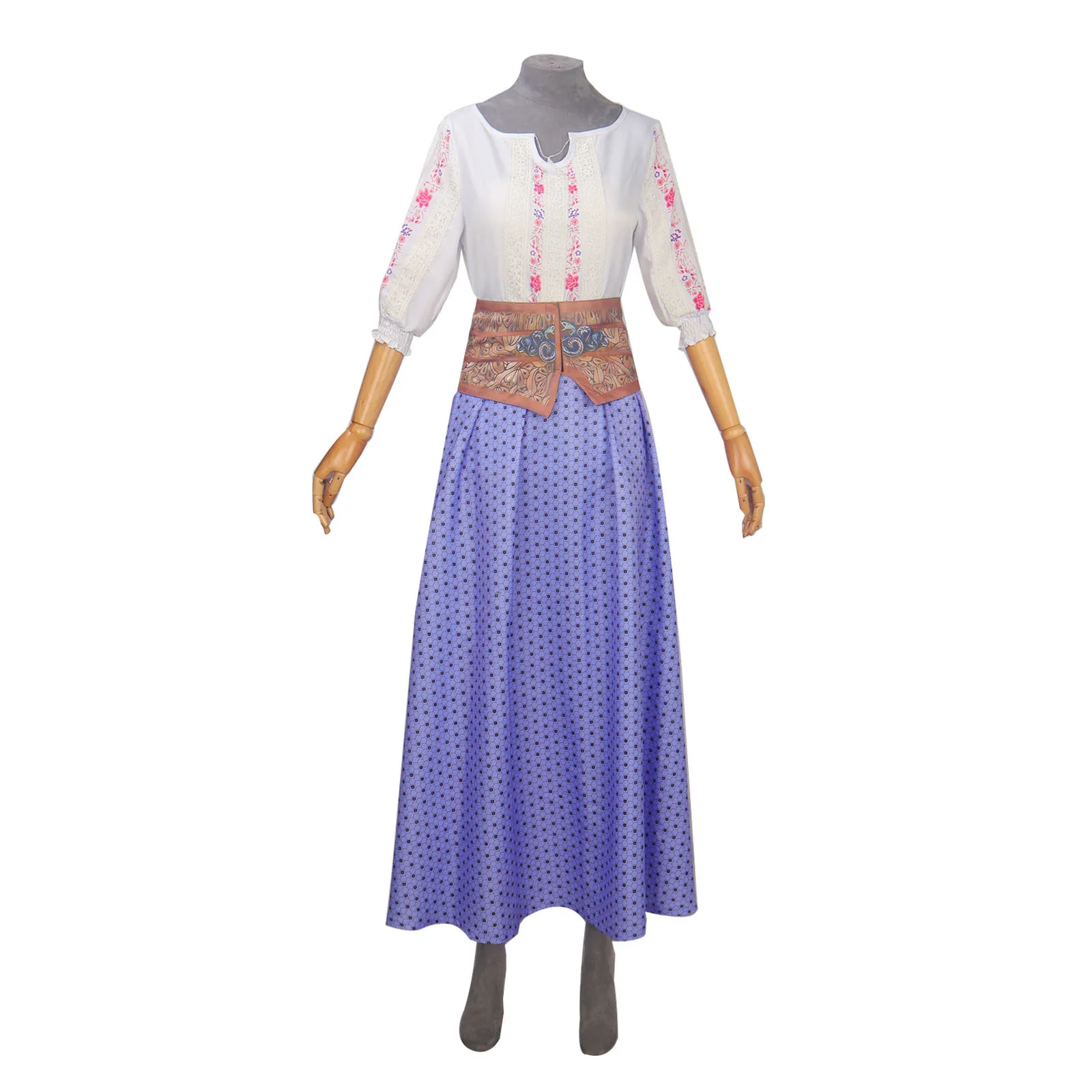 The Hunger Games: The Ballad of Songbirds and Snakes Lucy Gray Baird Costume Dress Cosplay Outfit