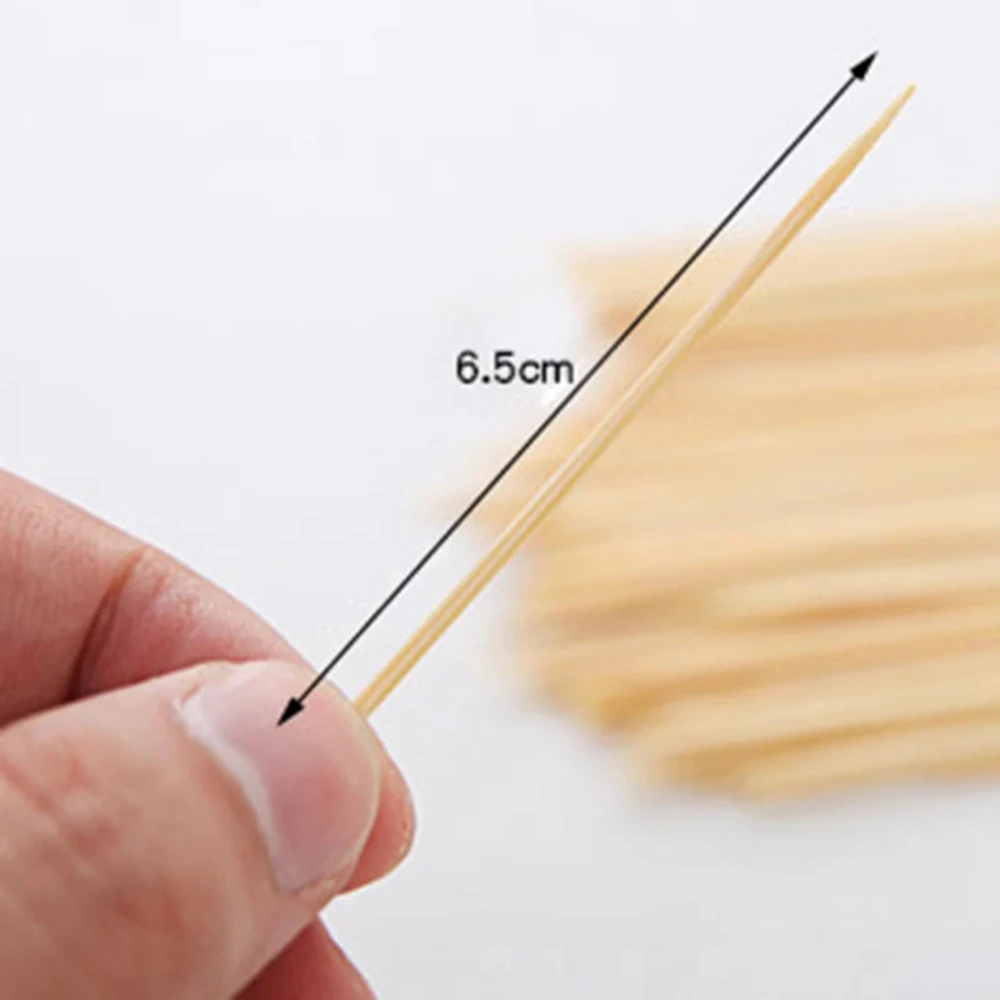 Bamboo Toothpick Disposable Natural Toothpick Portable Family Restaurant Fruit Household Durable ToothSticks Kitchen Accessories