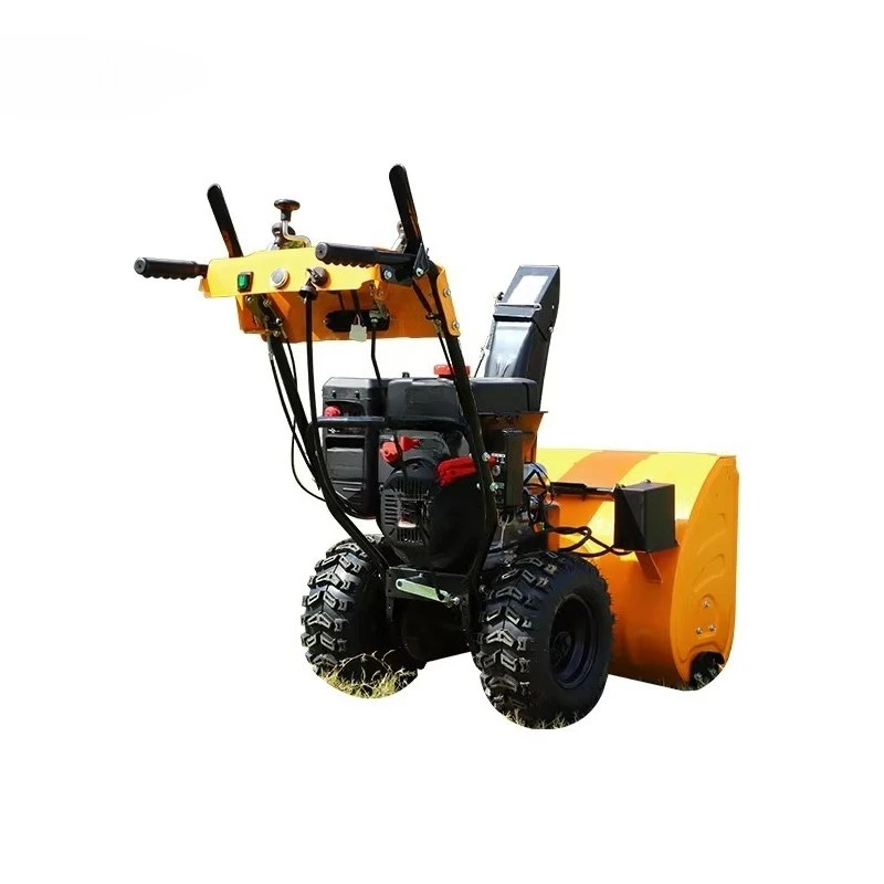 China Direct 13HP Electric Start Hand Push Snowplow Equipment Airport Runway Road Durable Snow Thrower