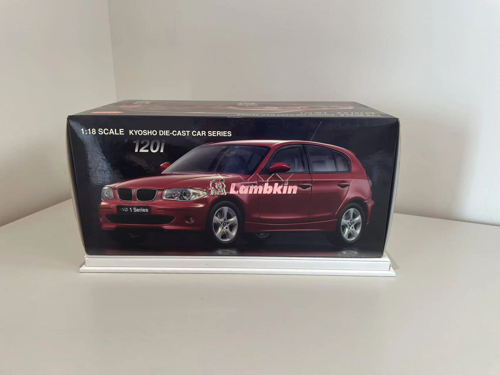 KYOSHO 1:18 For BMW 1-Series Hatchback Sedan Model E87 120i Black Favorite Last One