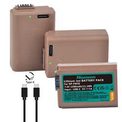 New Upgrade NP-FW50 NPFW50 Battery For Sony ZV-E10, Alpha A6400 A6000 A6300 A6500 A5100 A7 A7II A7RII A7SII A7S A7S2 A7R SLT-A5