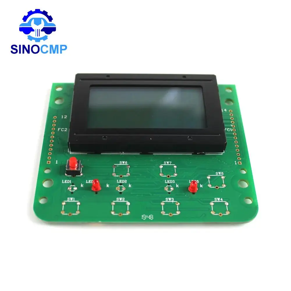 SINOCMP LCD Screen Panel For Kobelco SK-6 SK200-6 SK210-6 SK135SR SK-6E SK200-6E SK135 SK135SR SK235 SK135SR-1E