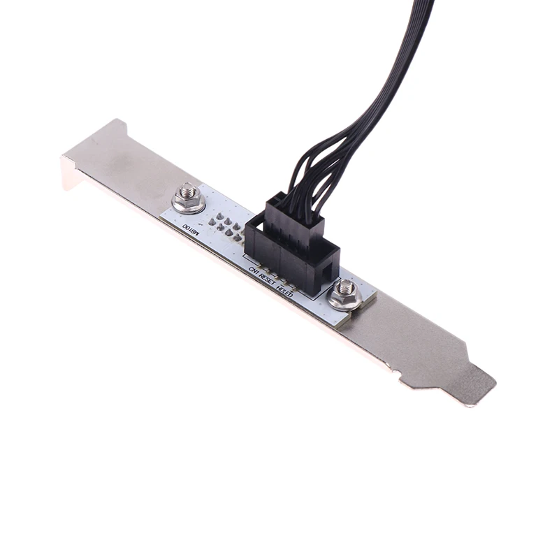 1Pc External Power Cable Full/Half-height Chassis Baffle Position Switch Button Restart Button Power Cable Chassis Baffle