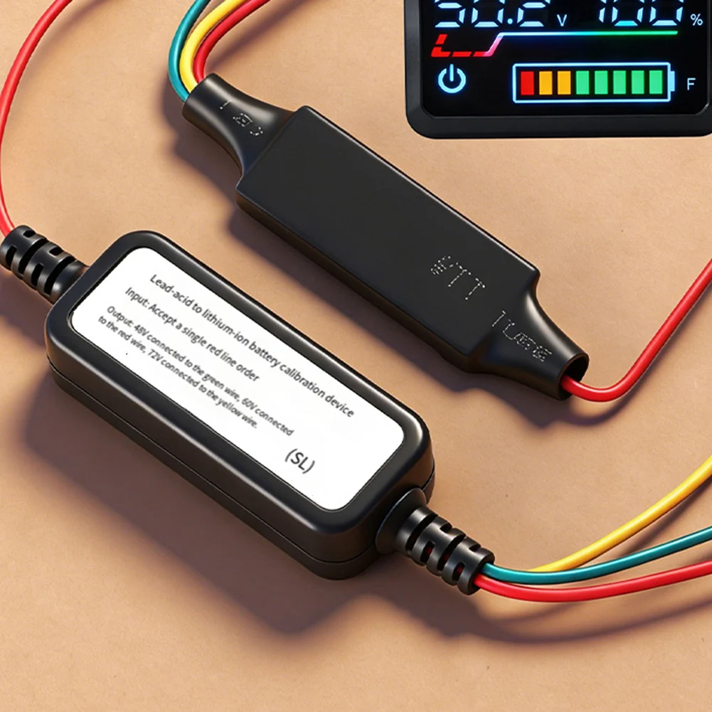 Waterproof Lithium Voltage Meter for E-Bikes - Calibrates Battery Readings Accurately Simple Installation Wide Range Use