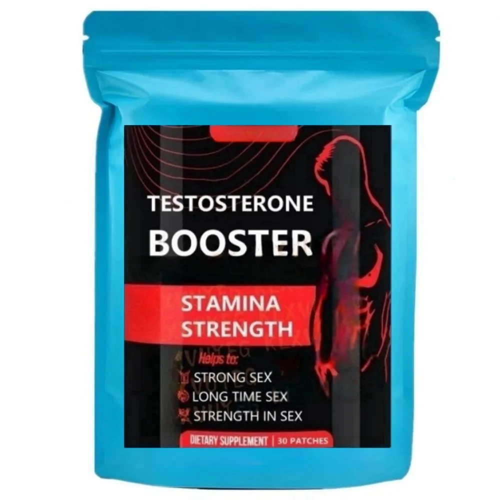 Testosterone Booster Transdermal Patches For Men, Tribulus, Saw Palmetto, Ginseng, Shilajit, Epimedium