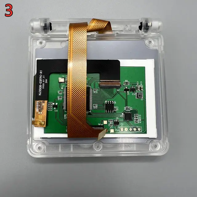 Neuer 3,0-Zoll-IPS-LCD-Bildschirm in Originalgröße mit hoher Helligkeit ist geeignet für Gameboy Advance SP GBASP. – Detail 3
