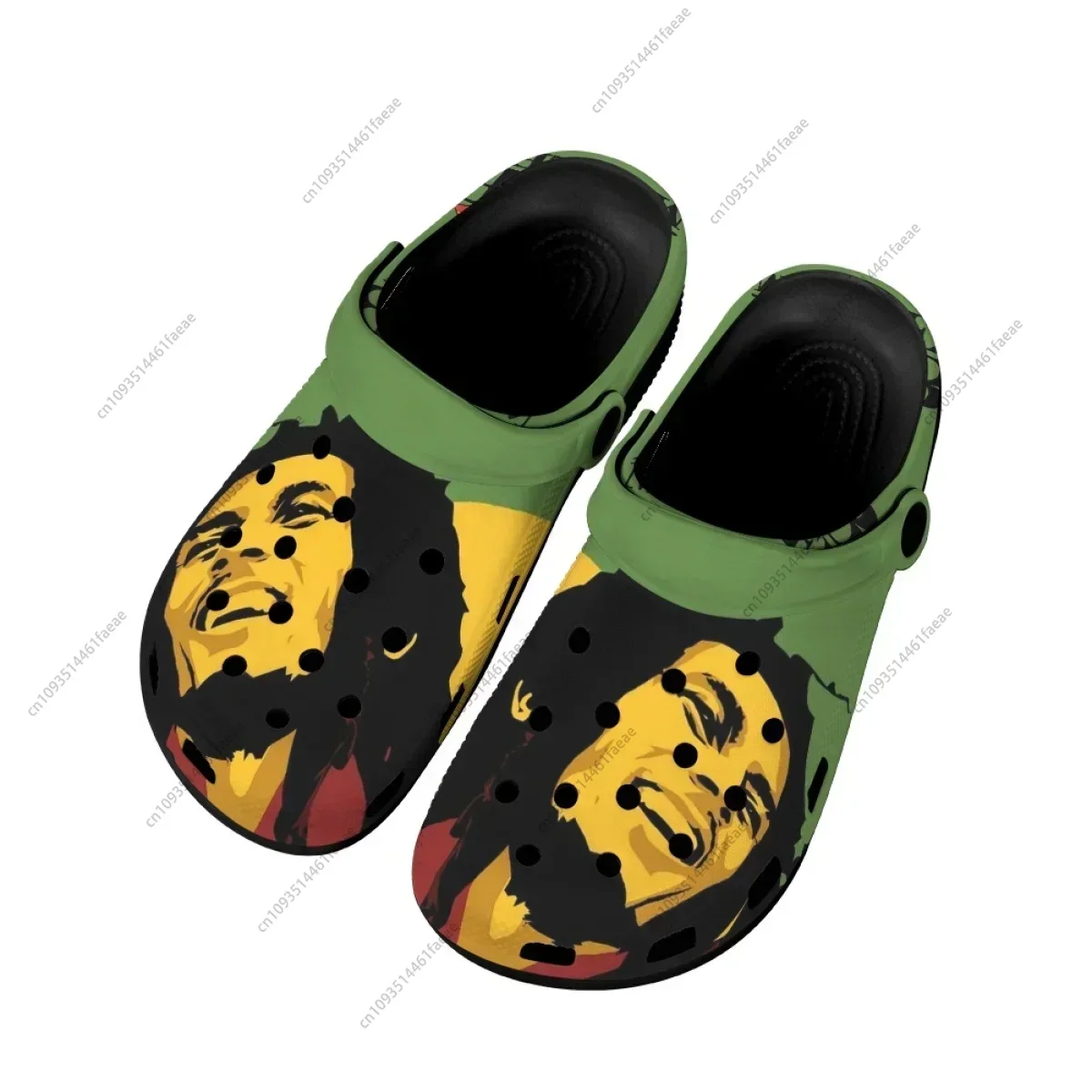 Famous Singer Rapper Bob Marley 3D Print Unisex Cozy Slides Summer Beach Slip On Casual Slippers Clogs Garden Shoes New Zapatos