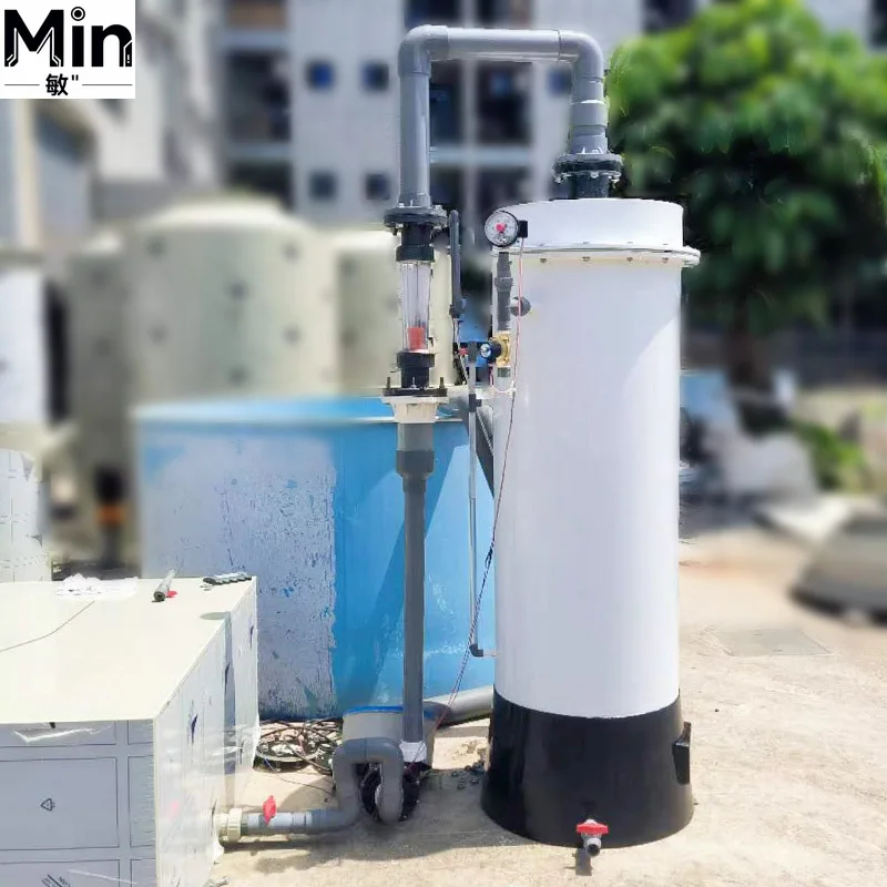 60T/hr High Efficiency FRP Oxygenation Column Aeration Equipment for Indoor Commercial Fish Farming Aquaculture