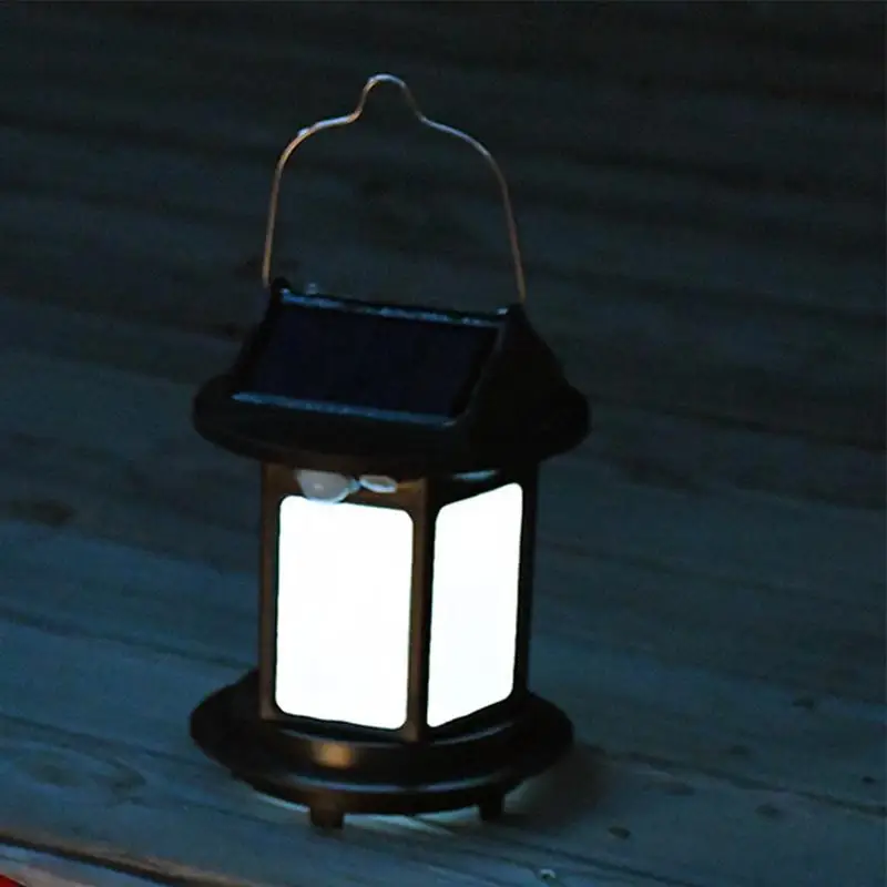 Garden Solar Lantern Outdoor Camping Lamps Handheld Lantern Automatic Landscape Decor Lights For Courtyard Patio Tabletop