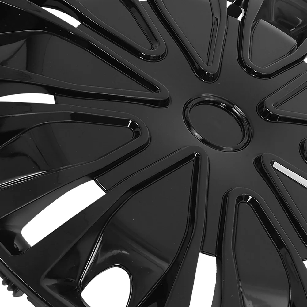 Car Hubcap Vehicle 15 Inch for Nut Cover Decorative Rim Covers Automotive Wheel Black Rims