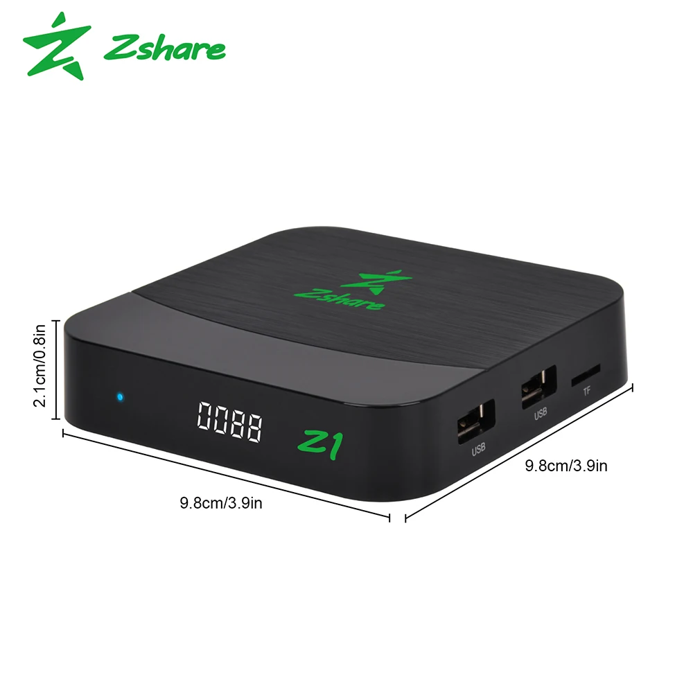 Imagem -04 - Gtmedia-zshare z1 Amlogic S905w2 Caixa de tv Android 11 2g 16g Embutido 24g Wifi 4k H.265 Hevc Decodificador para o Brasil