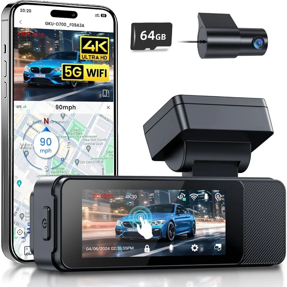 Gku Dash Cam Front …