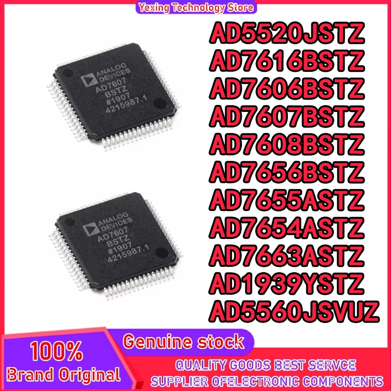 AD5520JSTZ AD7616BSTZ AD7606BSTZ AD7607BSTZ AD7608BSTZ AD7656BSTZ AD7655ASTZ AD7654ASTZ AD7663ASTZ AD1939YSTZ AD5560JSVUZ LQFP64