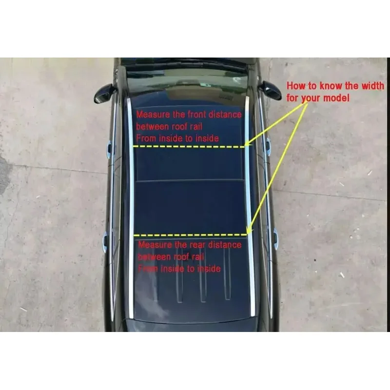 High Quality 59/67/74/82 Inch Roof Platform Rooftop Storage Carrier Fit For2021-2026 Car Exterior Accessories