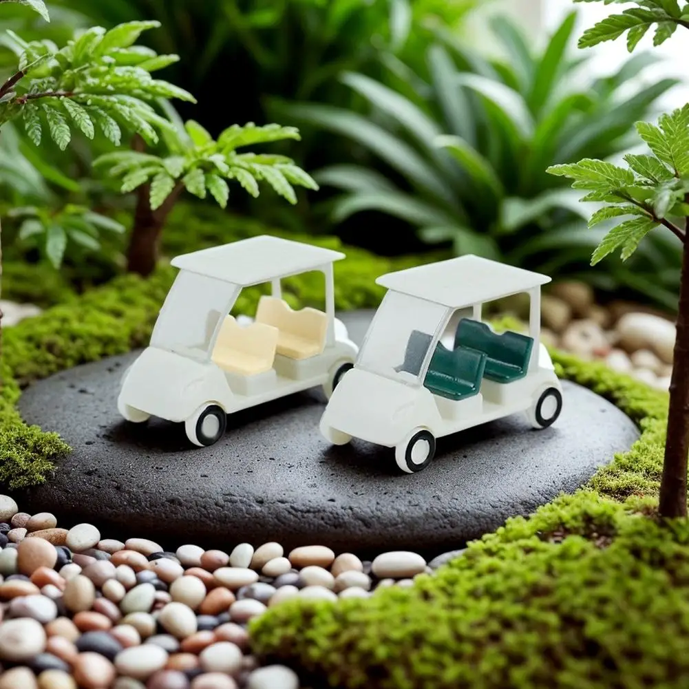 1/150 Ho Scale Model Golf Course Sightseeing Car Model Touring Garden Car Car Shade/lawn Landscape Model Model K8O6