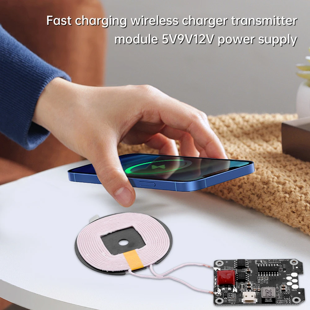 20W Wireless FastCharger Wireless Charger Motherboard Pcba Fast Charger Wireless Charger Transmitter Module 5V9V12V Power Supply