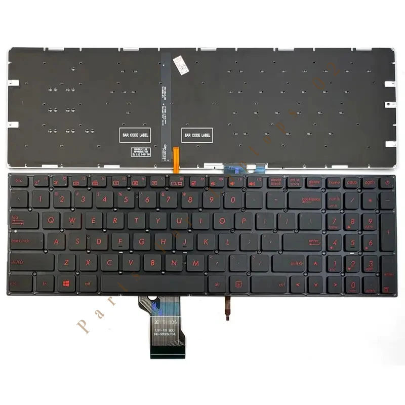 New For Asus ROG Strix GL702VM GL702VM-DB71 GL702VT GL702VS GL702VS-AH73 GL702ZC GL702ZC-WB74 Series Laptop Keyboard US Backlit