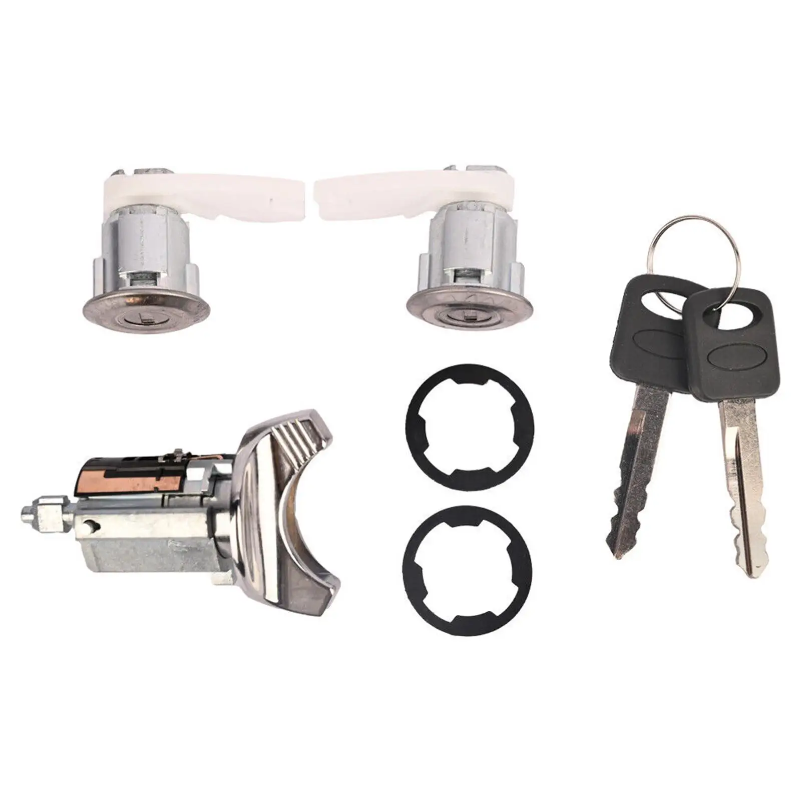 Ignition Door Lock Cylinder Set F3uz1522050D Parts Ignition Switch with Keys for Ford Ranger Bronco Aerostar LTD Crown Vic