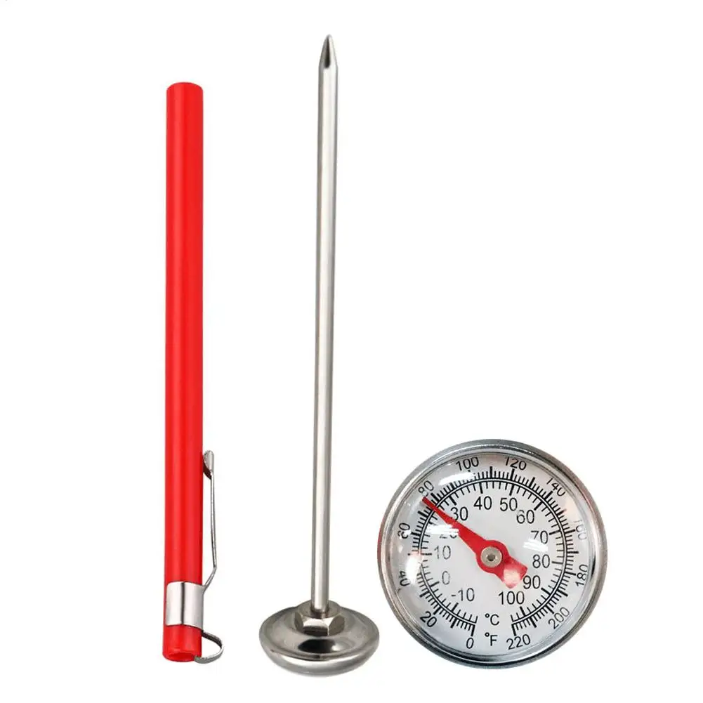 Soil Temperature Thermometer Stainless Steel Ground Temp Meter Gardening Accessories Compost Thermometer for Potting Planting