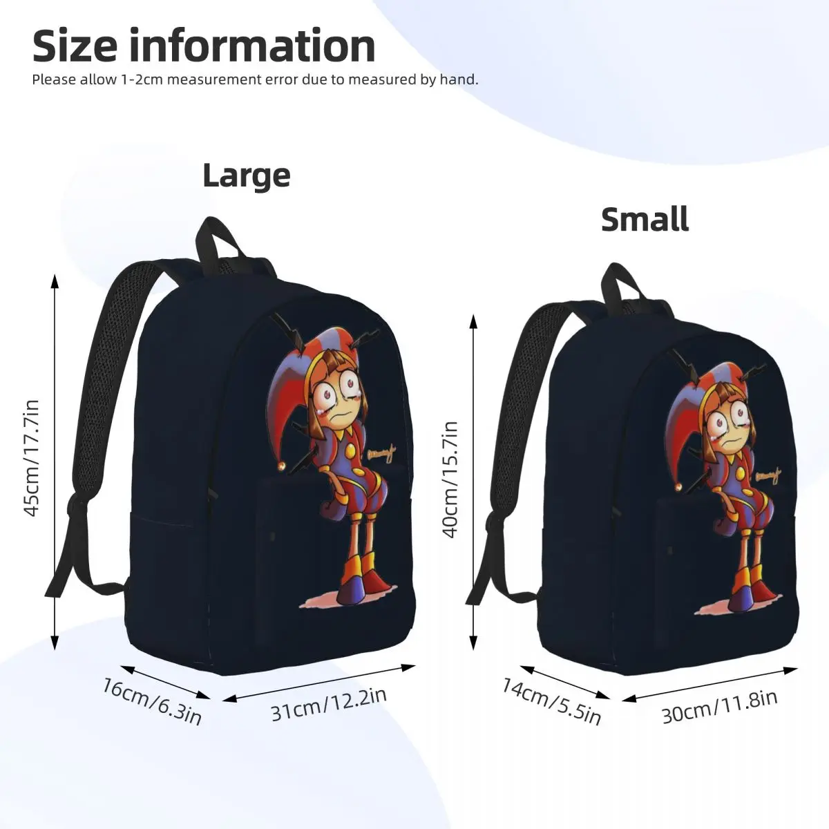 A incrível mochila de circo digital para meninos e meninas, mochila para crianças, mochila escolar para estudantes, mochila Ragatha Cine, bolsa primária, presente