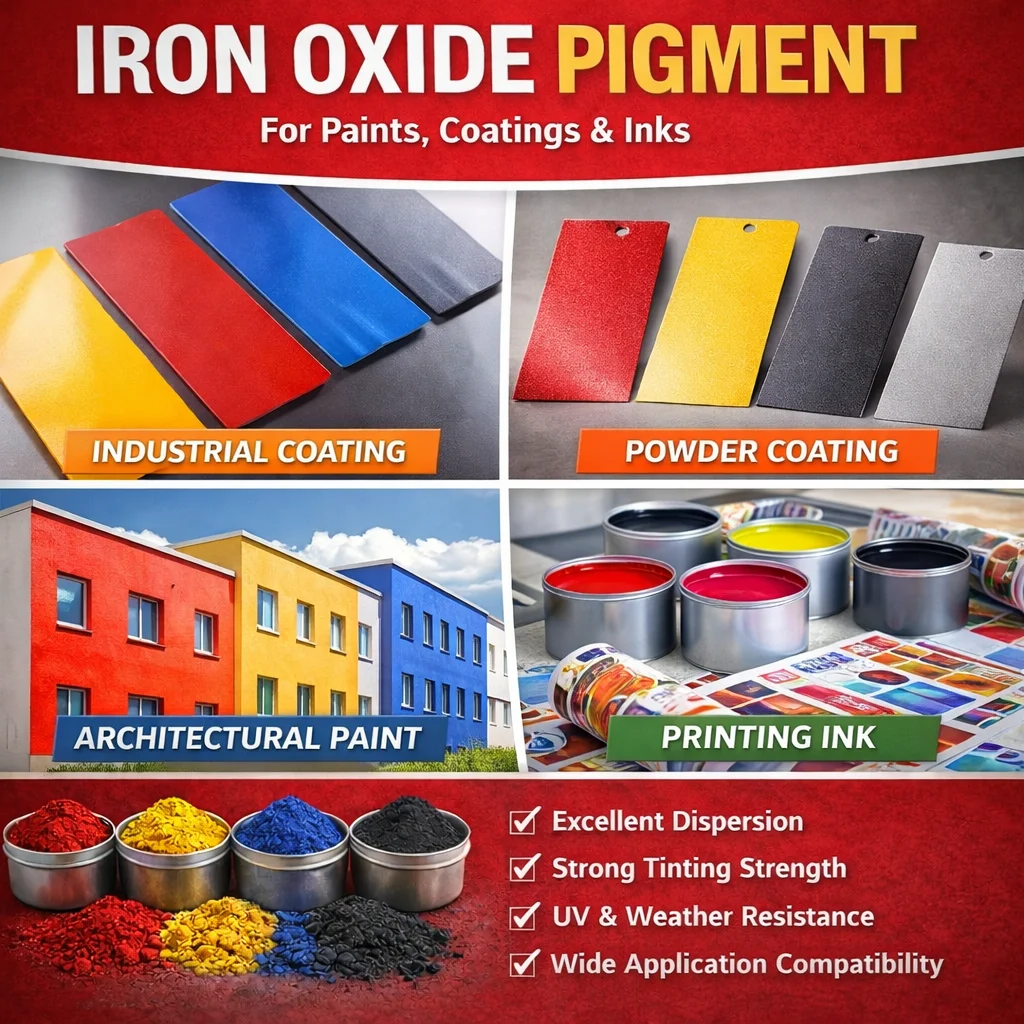 

Iron Oxide Pigment for Industrial Coatings Paint Powder Coating Ink Steel Structure Anti-Corrosion Colorant