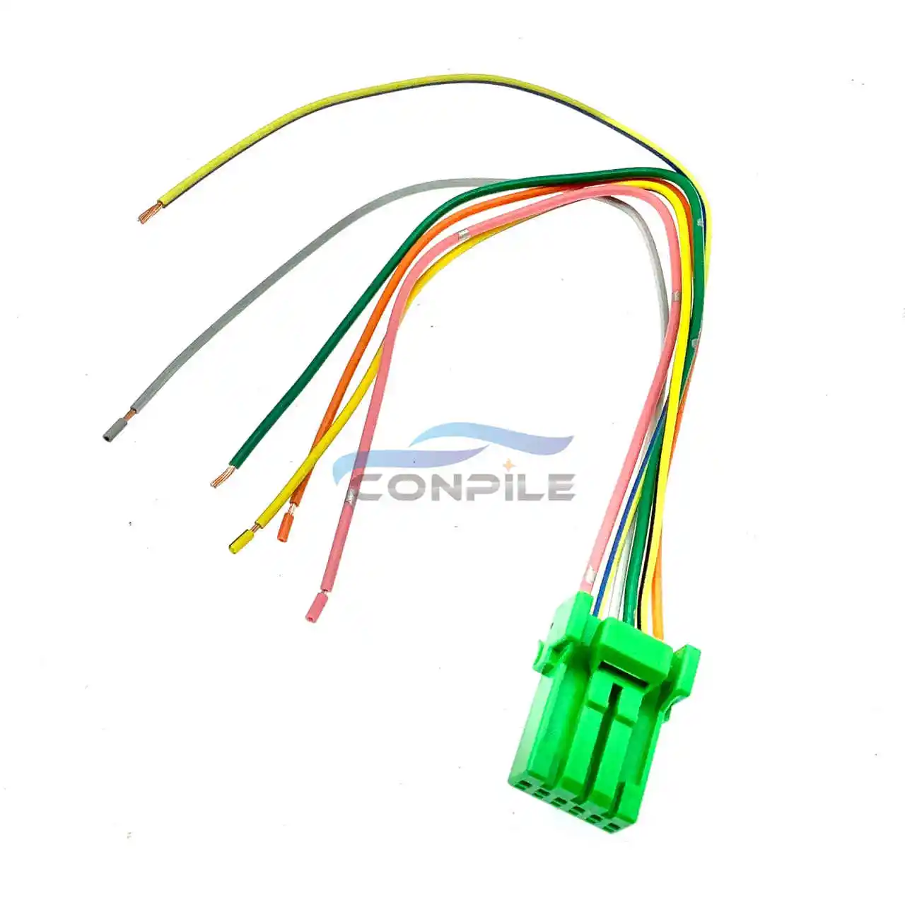 1pc for Honda Freed Modified Multi-Function Steering Wheel Green 6pin Connector