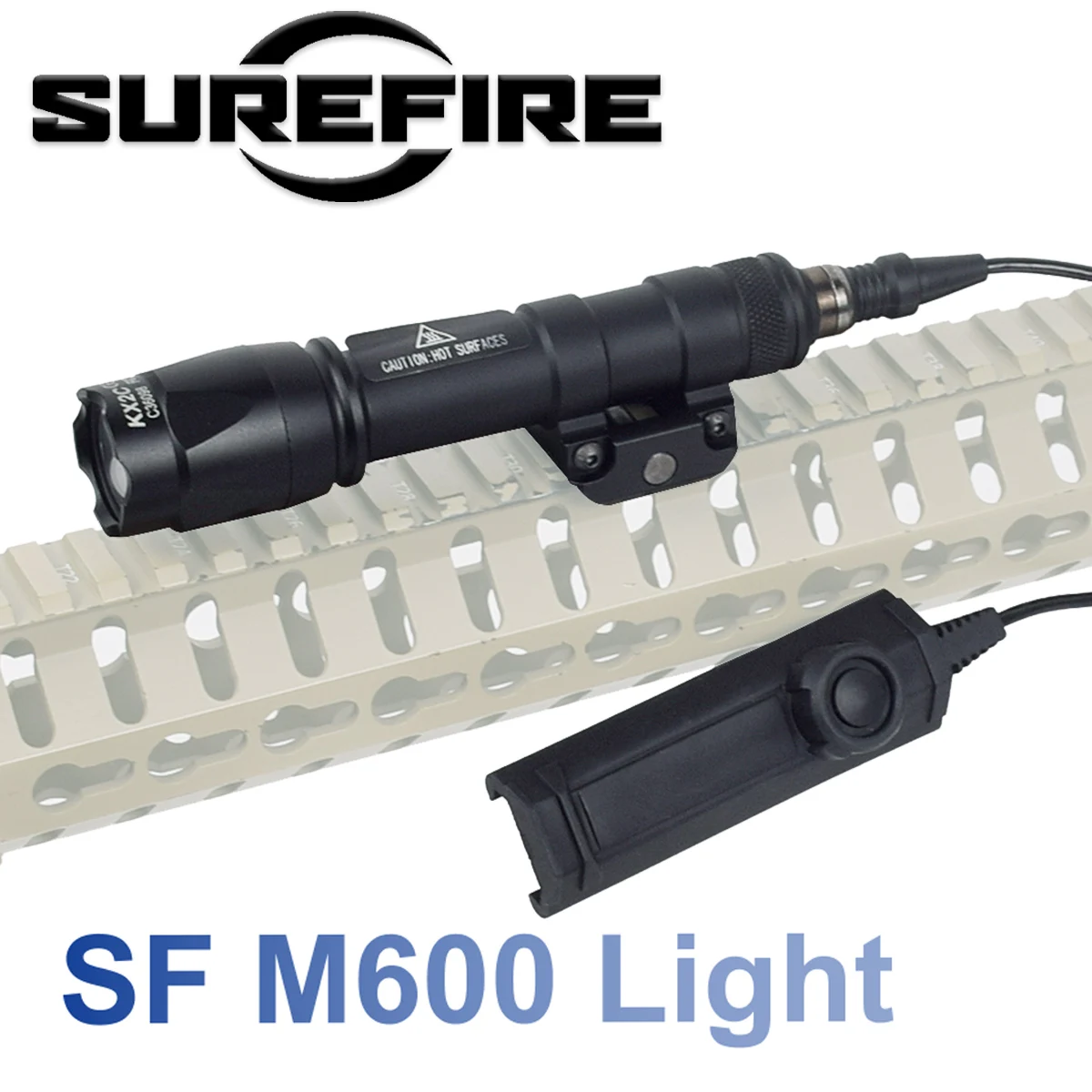 

Tactical SureFire M600 M600B M600C Weapon Hunting LED Flashlight Dual Function Pressure Switch Button Switch Airsoft Gun Lamp