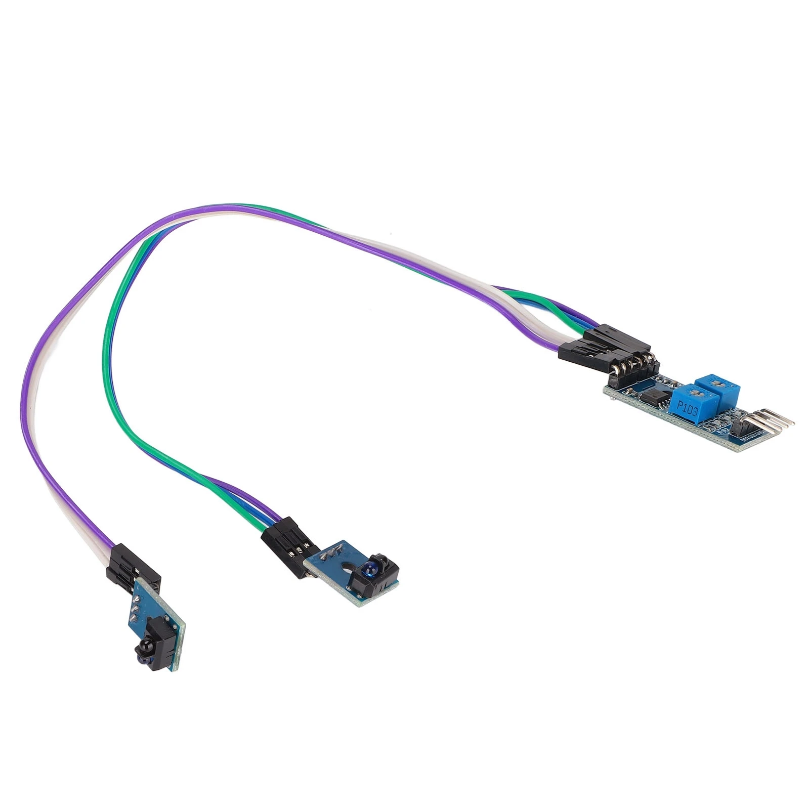 2 Way Tracing Module Black White Line Detection Obstacle Avoidance Sensor for Smart Car
