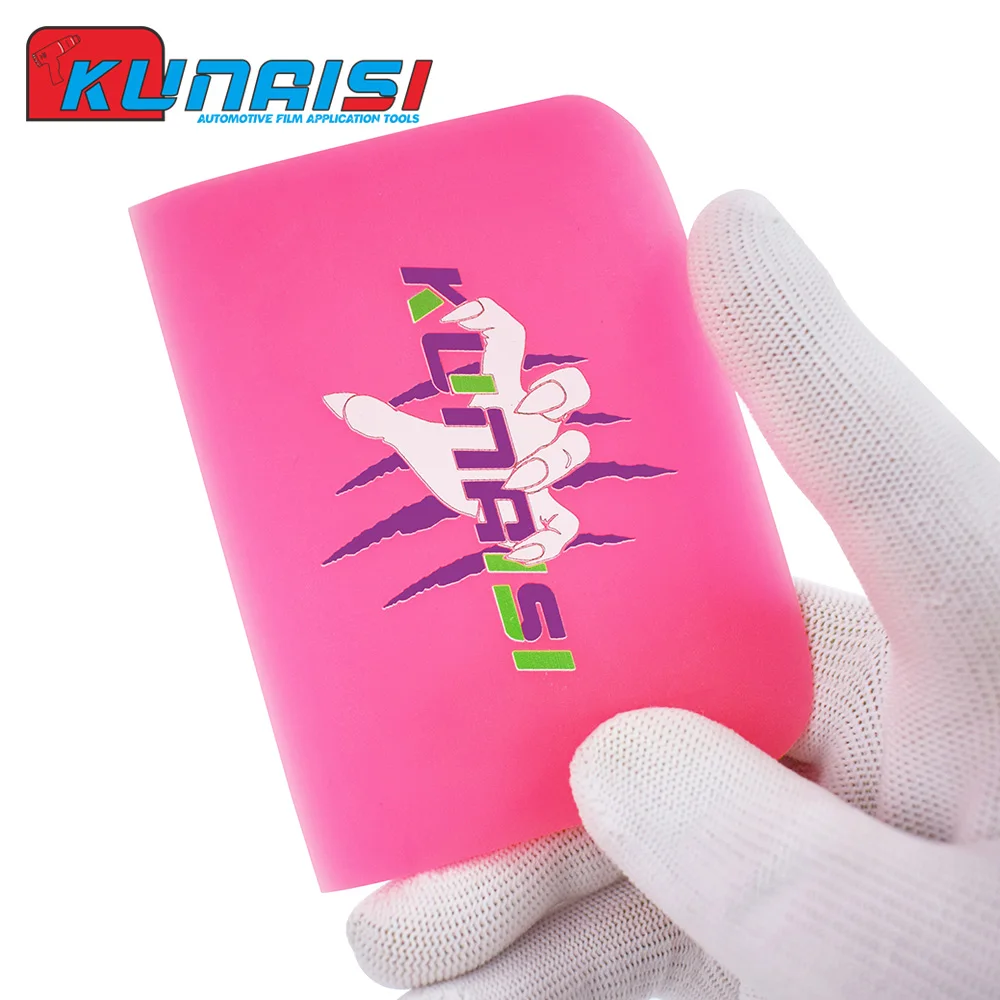 KUNAISI Car Claw series TPU Squeegee Multiple colors Vinyl Film Wrap Installing Felt Edge Scraper Window Tint Tool Film Scraper