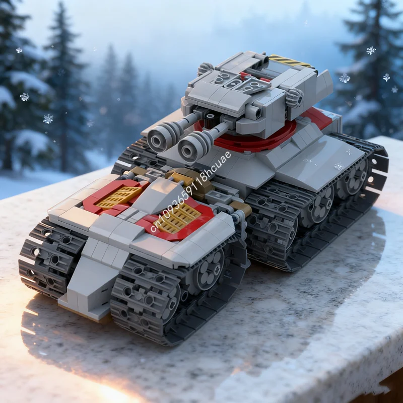 

892 шт. MOC Terran Siege Tank, игровая модель, строительные блоки, игрушка, конструкция, сборка, рождественские подарки, идея «сделай сам», образование, день рождения