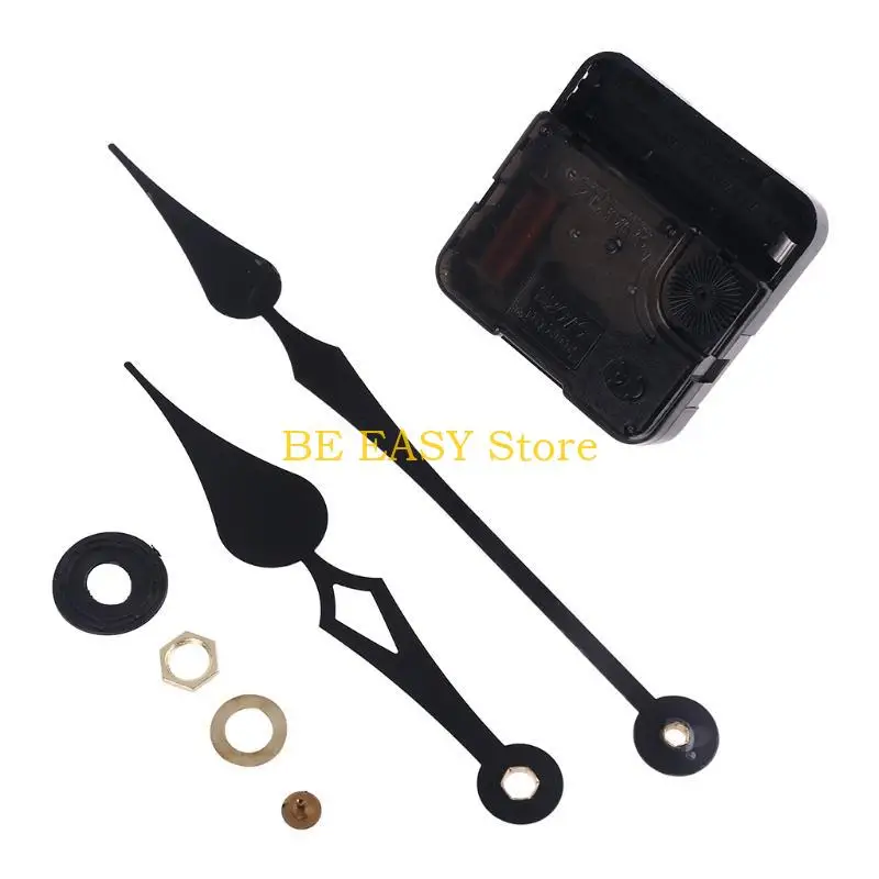 E28F Quartz Clock Movement Mechanism Motor Hands Battery Operated DIY Repair Replacement Fit 45cm Diameter Dials