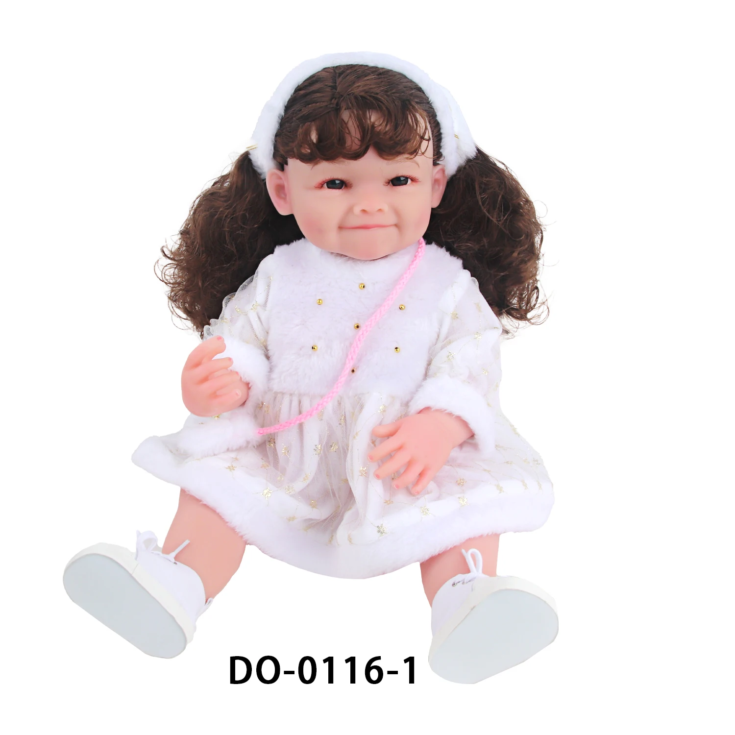 55 CM 22 Inch Reborn Dolls With Accessories Realistic Full Silicone Baby Newborn Girl Doll Princess Toddler Toy Gift Accompany